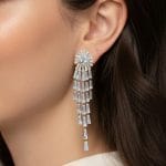 Luxury Long Dangle Earrings with Sparkling Rhinestones