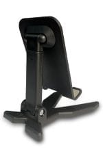 Universal Foldable Desktop Mobile & Tablet Stand - Multi-Angle Adjustable Phone Holder (Black) - Image 3