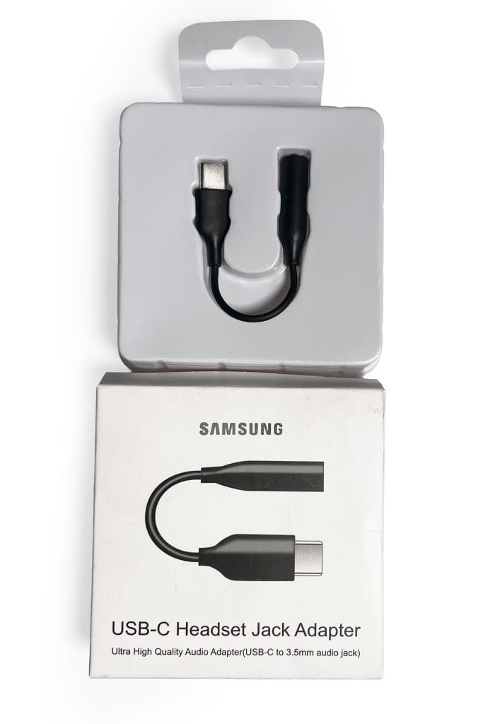 Samsung USB-C to 3.5mm Headset Jack Adapter for High Quality Audio