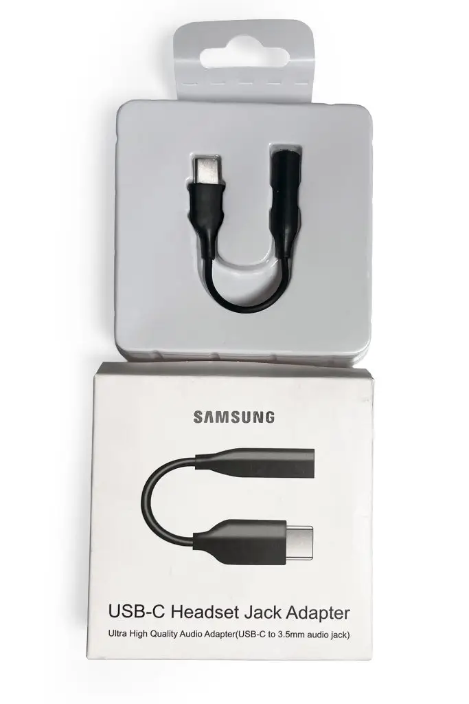 Samsung USB-C to 3.5mm Headset Jack Adapter for High Quality Audio